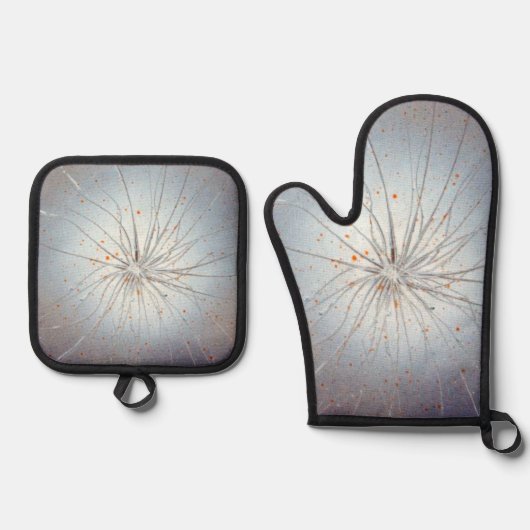 ベーキング魔法 鍋つかみ&鍋敷きセット (正面)