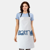 ベーキング2トーン エプロン (着用した状態)