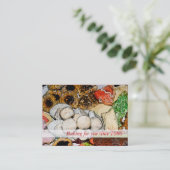 ベーキング – クリスマスCookie 名刺 (スタンド正面)