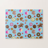 ベーキング、ケーキ、甘いものおもしろい ジグソーパズル (横)