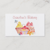 ベーキング&ベーカリーブティックカップケーキ&ペストリーズ 名刺 (正面)