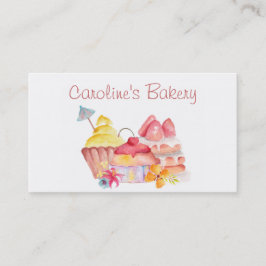 ベーキング&ベーカリーブティックカップケーキ&ペストリーズ 名刺