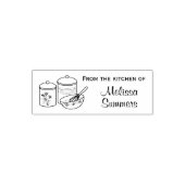 ベーキング – ミキシングボウル、ウィスカー、キャニスタースキッチン セルフインキングスタンプ (デザイン)