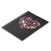 ベーキング·ラブ·ベイカー·ツール·パティシエ·バター·エッグス ノートブック (左側)