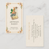 ベーキング&料理原料水彩ベーカリー部 名刺 (正面/裏面)