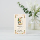 ベーキング&料理原料水彩ベーカリー部 名刺 (スタンド正面)