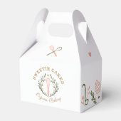 ベーキング&料理器具ピンク&オリーブグリーンベーカリー フェイバーボックス (正面サイド)