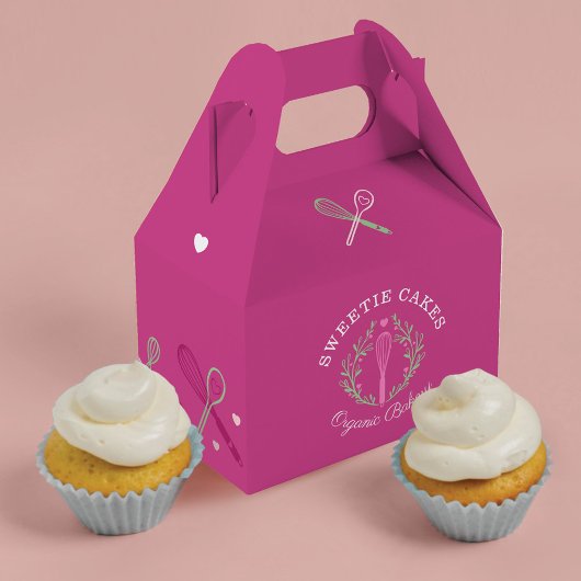 ベーキング&料理器具ピンク&グリーンベーカリー フェイバーボックス