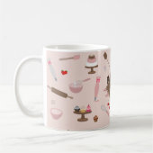 ベーキング&料理器具ベーカリー料理モノグラム コーヒーマグカップ (左)