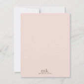 ベーキング&料理器具ベーカリー料理モノグラム ノートカード (正面)