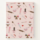 ベーキング&料理器具ベーカリー料理モノグラム ノートブック (裏面)