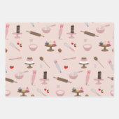 ベーキング&料理器具ベーカリー料理 ラッピングペーパーシート (正面3)