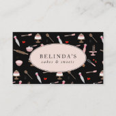 ベーキング&料理器具ベーカリー料理QRコード 名刺 (正面)