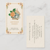 ベーキング・料理器水彩画ベーカリー業 名刺 (正面/裏面)