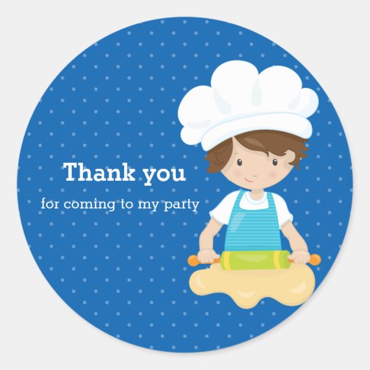 ベーキング*背景色の選択 ラウンドシール (正面)