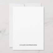 ベーキング*背景色の選択 招待状 (裏面)