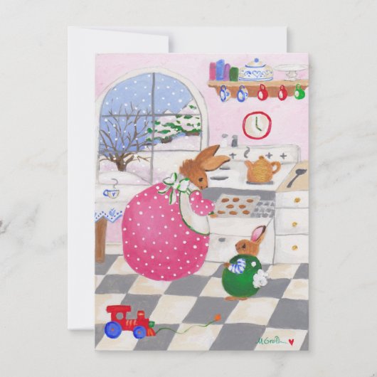 ベーキングCookieの招待 招待状 (正面)