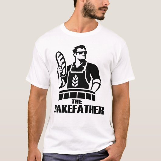 ベーキーファーザー おもしろい バーキング Tシャツ (正面)