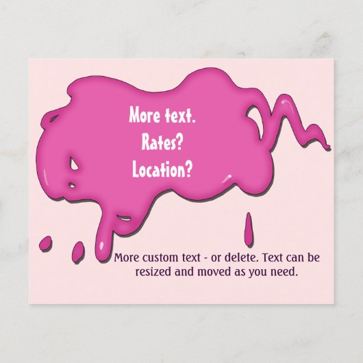 ベークセールの両面カスタマイズ可能なプロモーション チラシ (裏面)