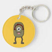 ベークゾリ日本のサンダルモンスター キーホルダー (裏面)