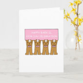 ベーク100日誕生日韓国・女性 カード (黄色い花)