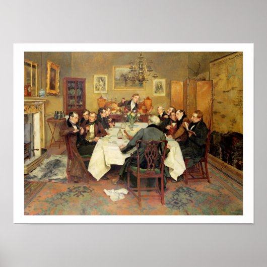 ベーグマンのトースト「恋人と妻」(油 ポスター (正面)