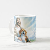 ベーグルとイエス コーヒーマグカップ (正面左)