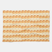 ベーグルとクリーム キッチンタオル (横)