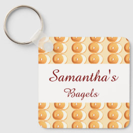 ベーグルとクリーム キーホルダー
