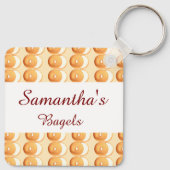 ベーグルとクリーム キーホルダー (裏面)