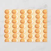 ベーグルとクリーム ポストカード (正面)