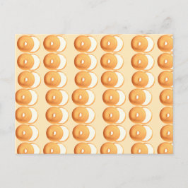 ベーグルとクリーム ポストカード