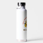 ベーグルの言葉で，ドーナツになる ウォーターボトル (右面)