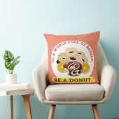 ベーグルの言葉で，ドーナツになる クッション (椅子)