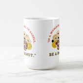 ベーグルの言葉で，ドーナツになる コーヒーマグカップ (中央)