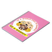 ベーグルの言葉で,ドーナツになる ノートブック (左側)