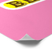 ベーグルの言葉で，ドーナツになる ポスター (角)