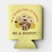 ベーグルの言葉で，ドーナツになる 缶クーラー (裏面)