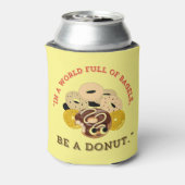 ベーグルの言葉で，ドーナツになる 缶クーラー (缶裏面)