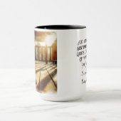 ベーグルサンニングオンポーチコーヒーマグカップ マグカップ (中央)