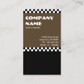 ベーグル市松模様にプンカード ロイヤリティカード (裏面)