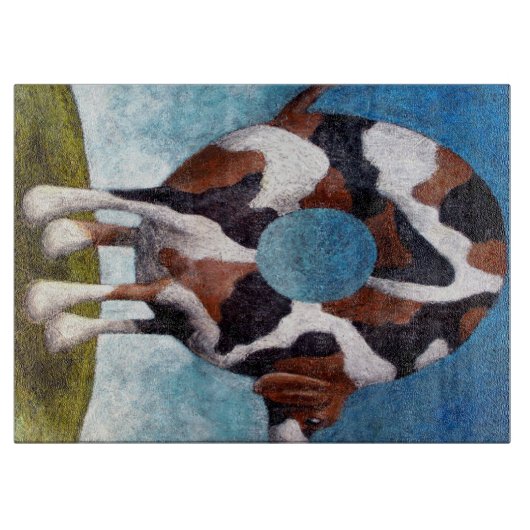 ベーグル絵画の贈り物 カッティングボード (正面)