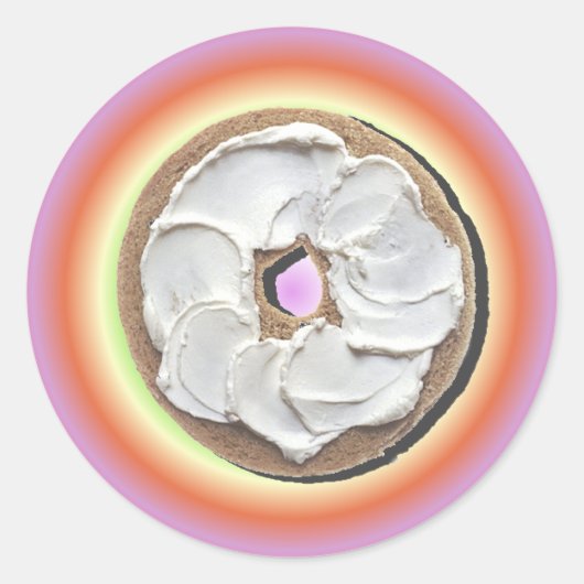 ベーグル&クリームチーズ ラウンドシール (正面)