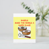 ベーグル ポストカード (スタンド正面)