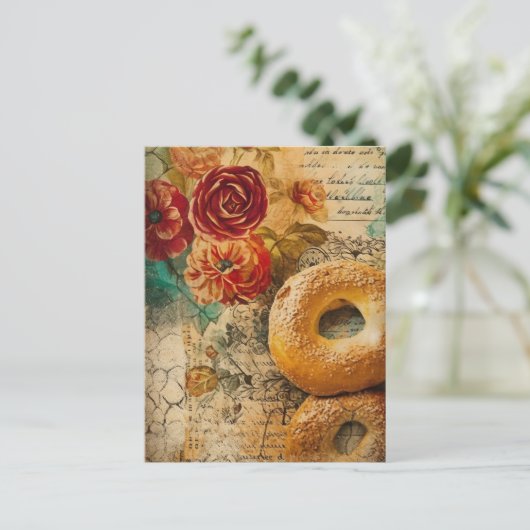 ベーグル ポストカード (スタンド正面)