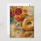 ベーグル ポストカード (正面/裏面)