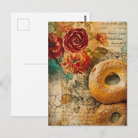 ベーグル ポストカード (正面/裏面)