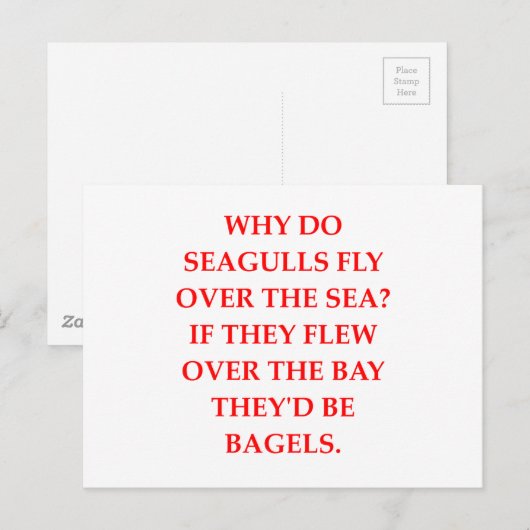 ベーグル ポストカード (正面/裏面)