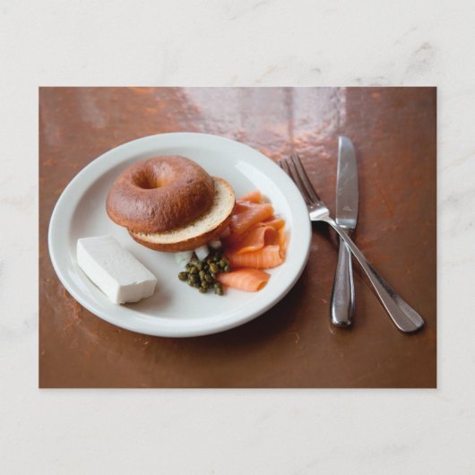 ベーグル&ロックスポストカード ポストカード (正面)
