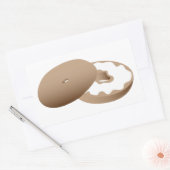 ベーグル 長方形シール (封筒)